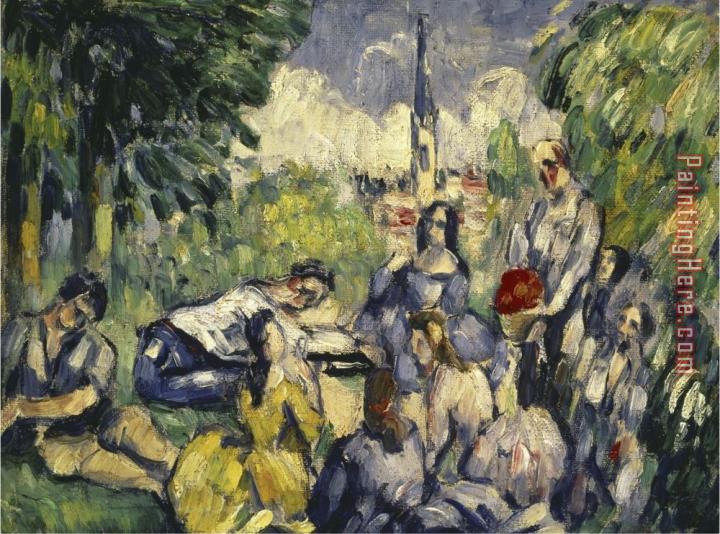 Paul Cezanne Dejeuner Sur L Herbe